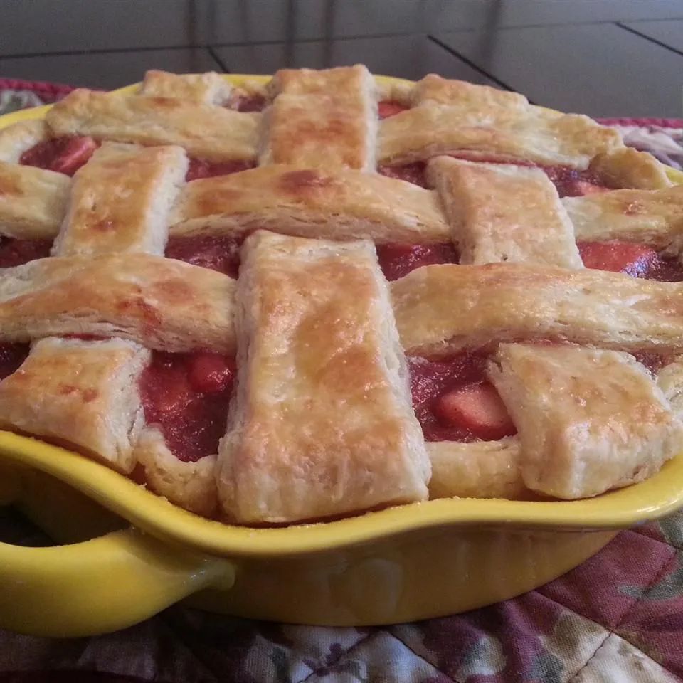 Caramel Apple Cranberry Pie