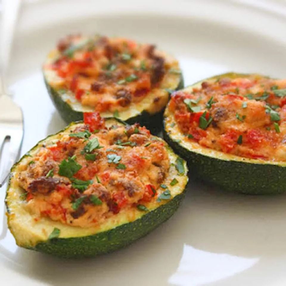 Chef John's Stuffed Summer Squash