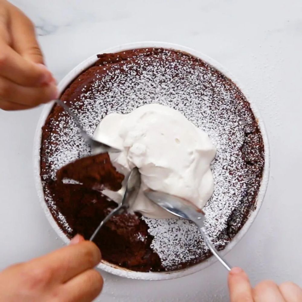 Giant Chocolate Soufflé