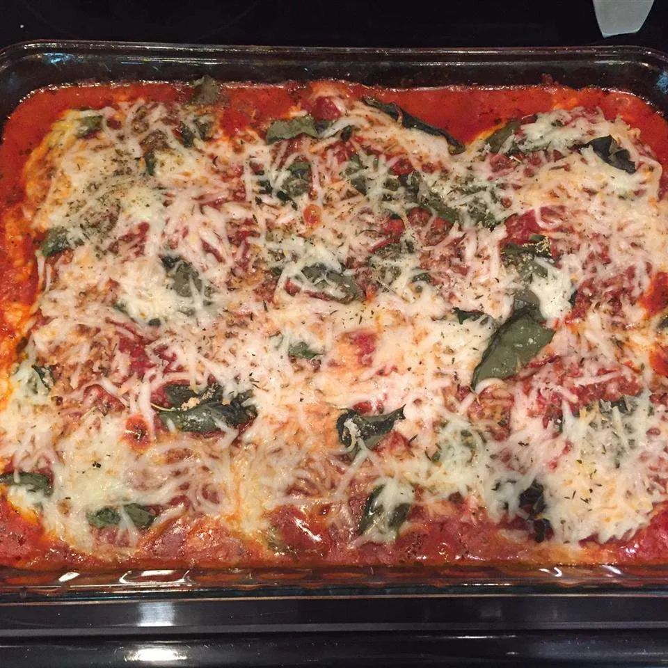 Healthier Eggplant Parmesan II