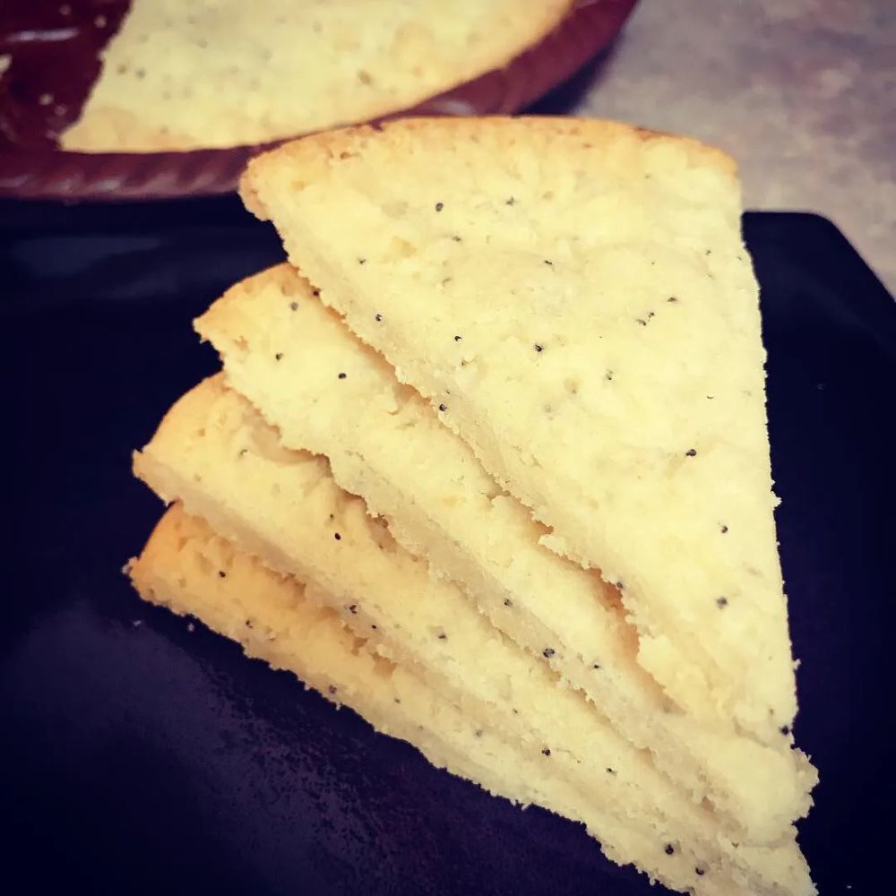 Poppy Seed Shortbread Petticoat Tails