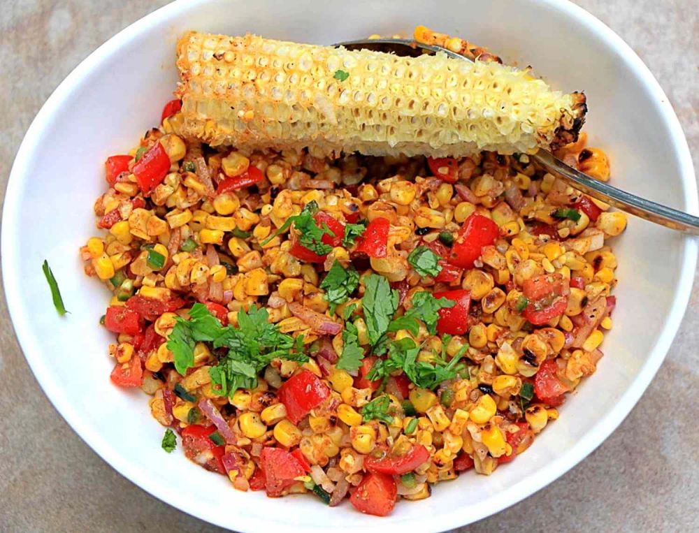 Summer Grilled Corn Salad