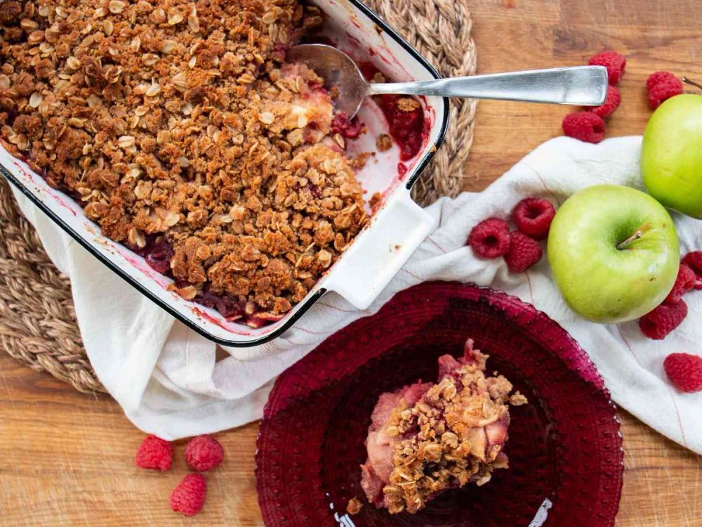 Apple-Raspberry Crisp