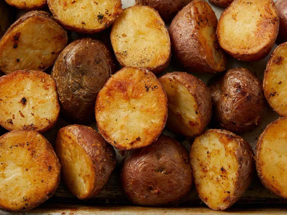 Oven Roasted Parmesan Potatoes