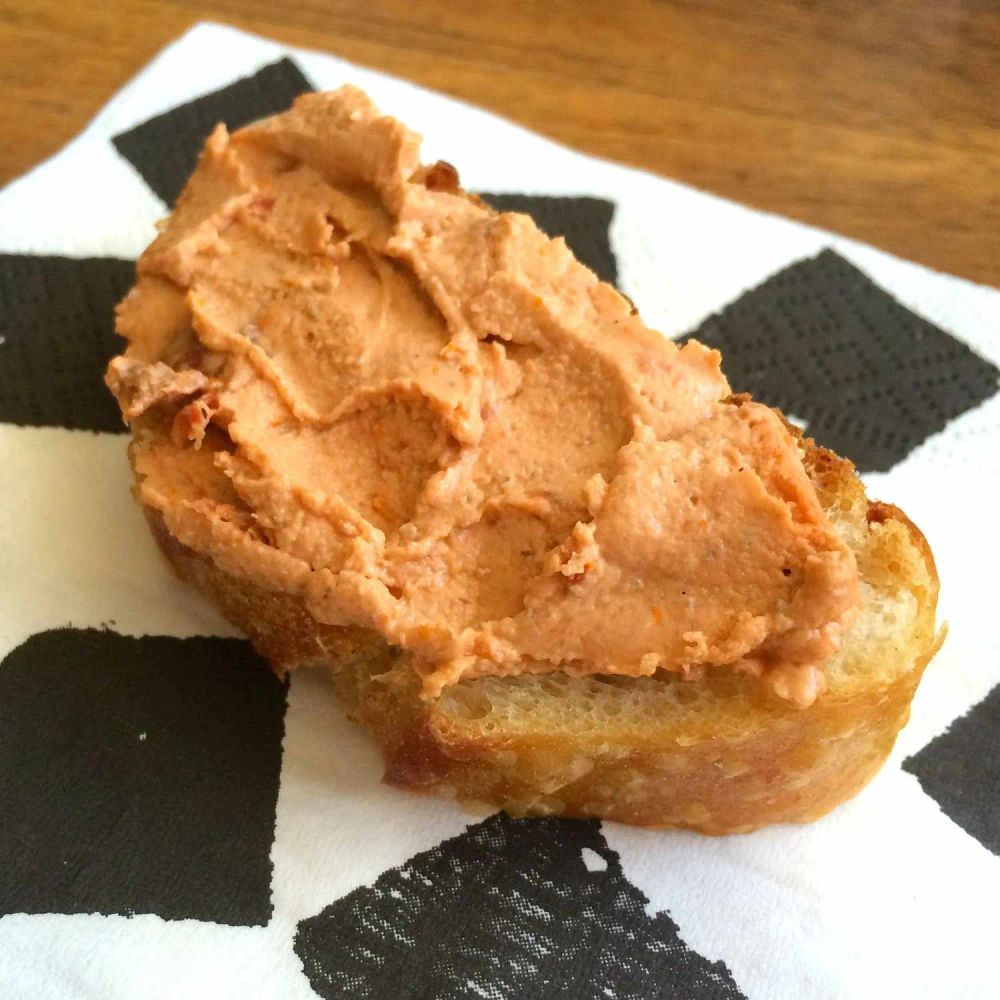 Vegetarian Sun-Dried Tomato, Feta, and Walnut Spread