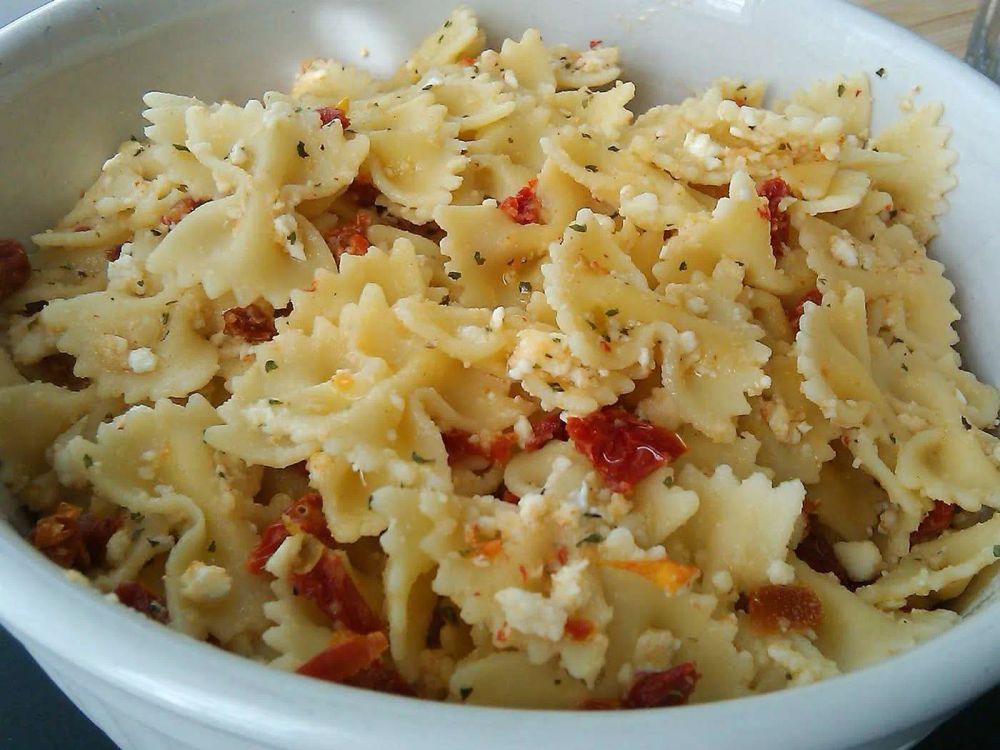 Sun-Dried Tomato and Bow Tie Pasta