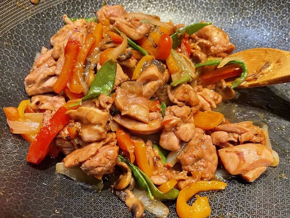 Chicken Thigh Meat Stir-Fry