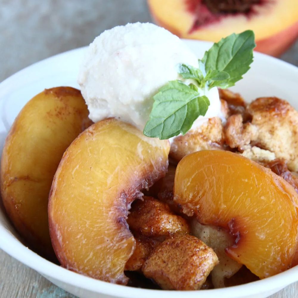 Peach Cobbler Cake