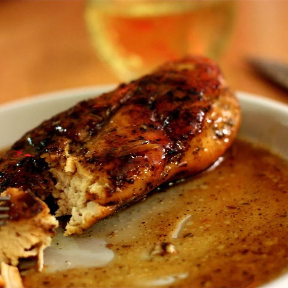 Rosemary Chicken with Orange-Maple Glaze