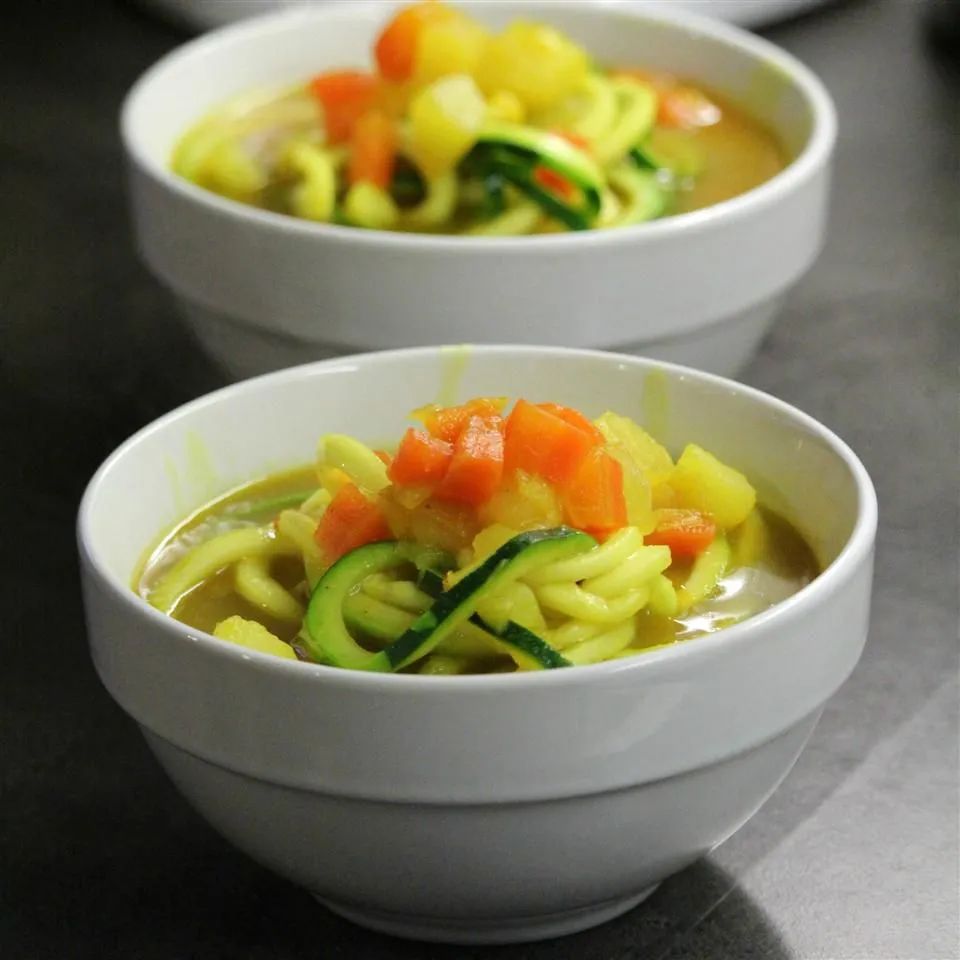 Potato, Leek, Carrot and Turmeric Soup