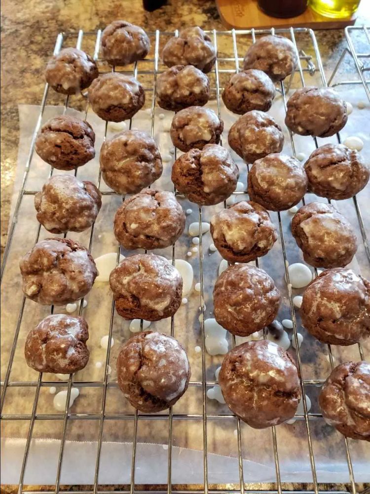 Italian Frosted Chocolate Cookies