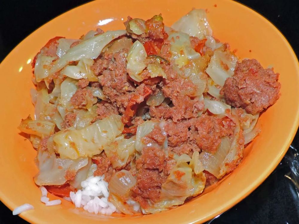 Filipino Corned Beef and Cabbage