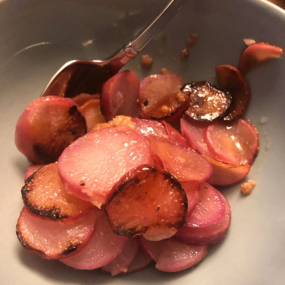 Grilled Radishes