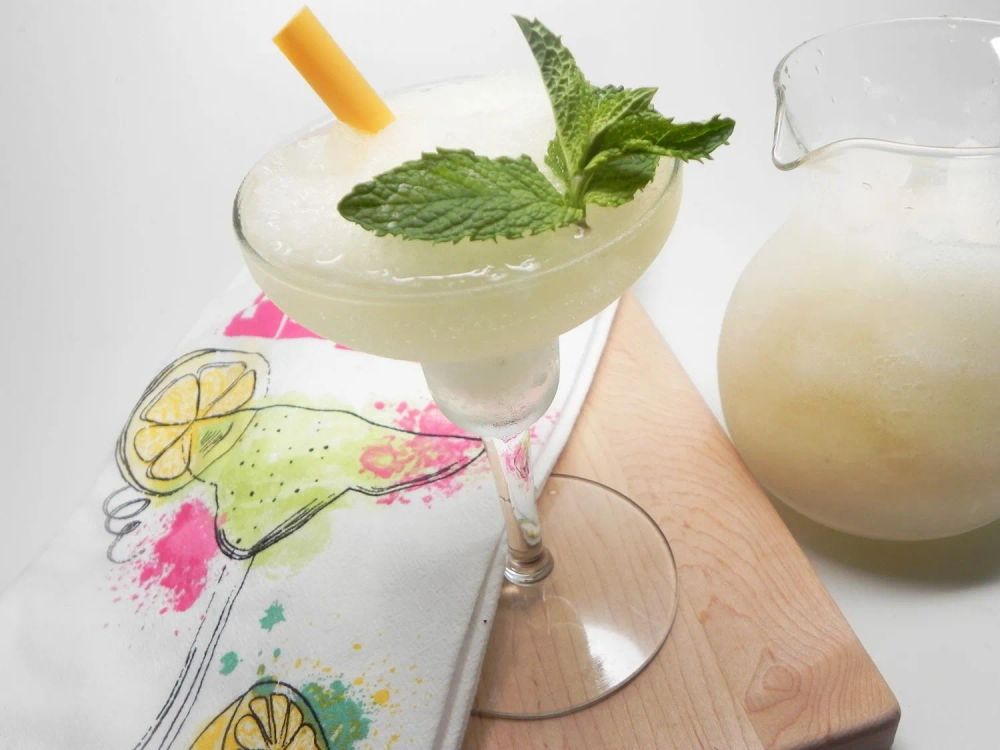 Frozen Mint Julep Margarita