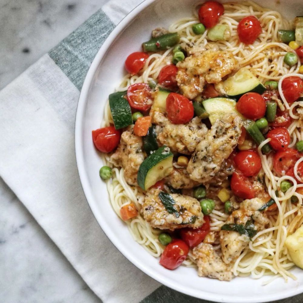 Easy Skillet Chicken Primavera