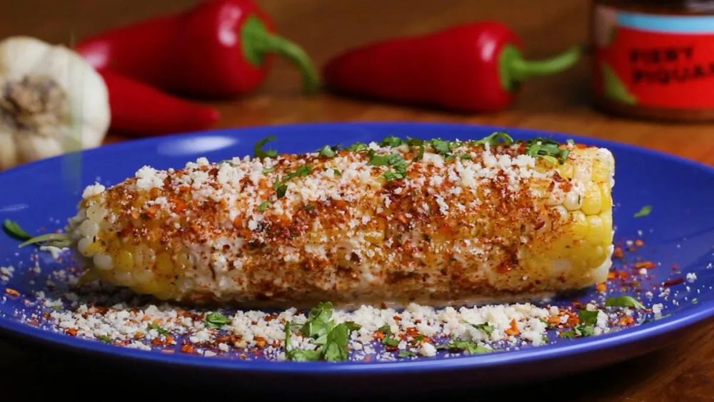 Fiery Elote Corn