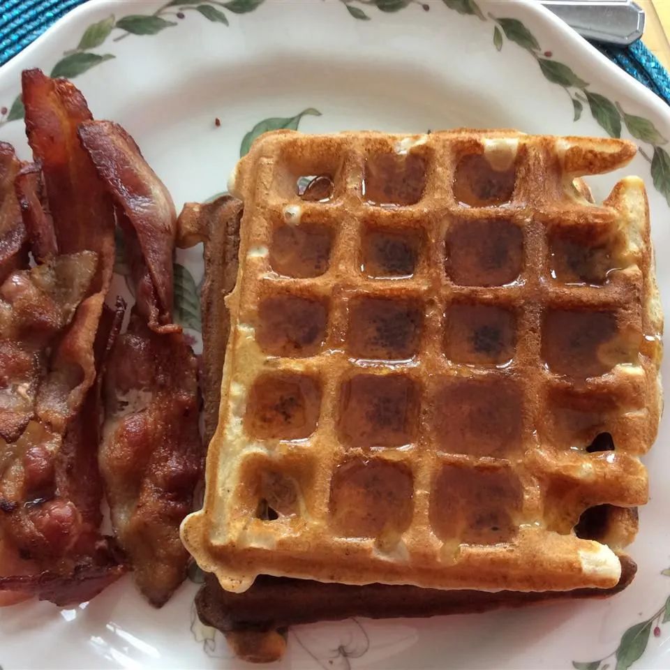 Whole Wheat Coconut Oil Waffles