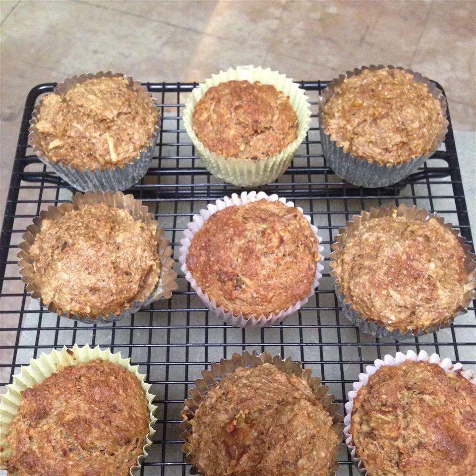 Low Fat Apple Bran Muffins