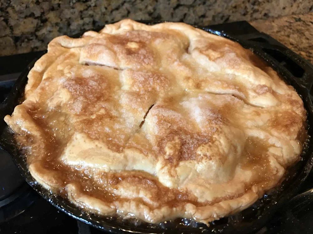 Grandma's Iron Skillet Apple Pie