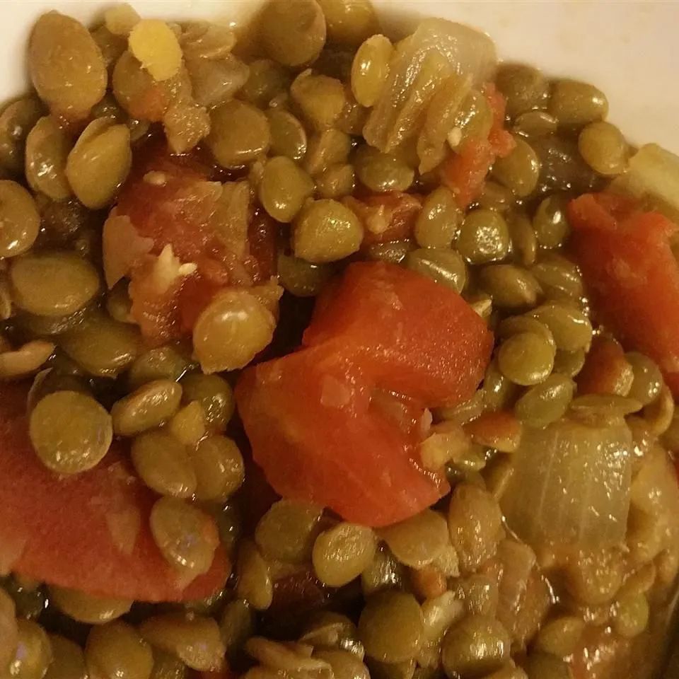 Sarah's Quick Warm Lentil Salad