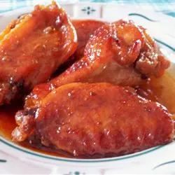 Sweet and Gooey Chicken Wings