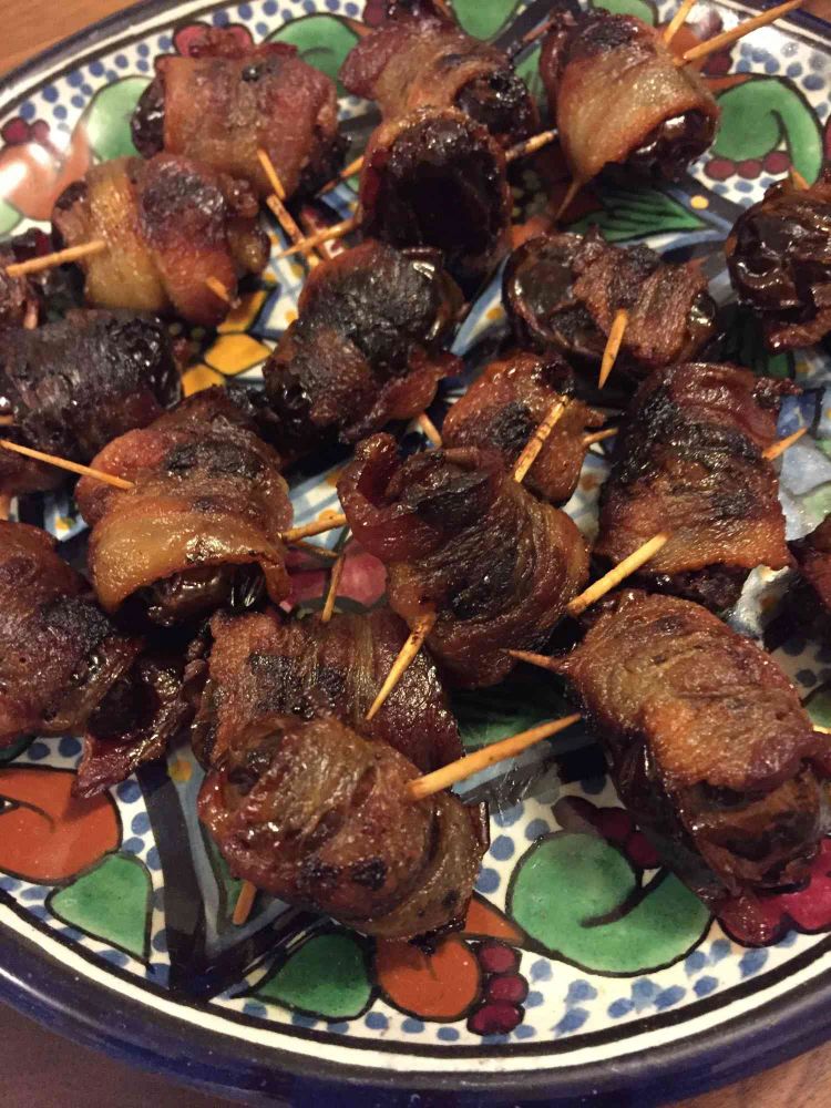 Easy Devils on Horseback with Blue Cheese