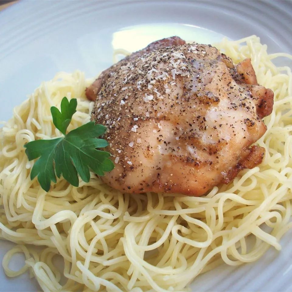 Cardamom Chicken with Salt and Pepper Crust