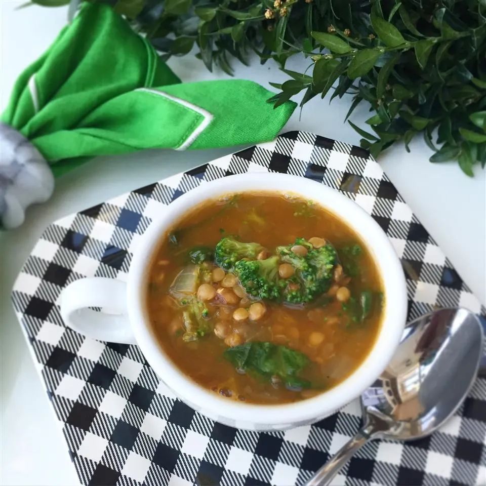 Easy Spinach Lentil Soup