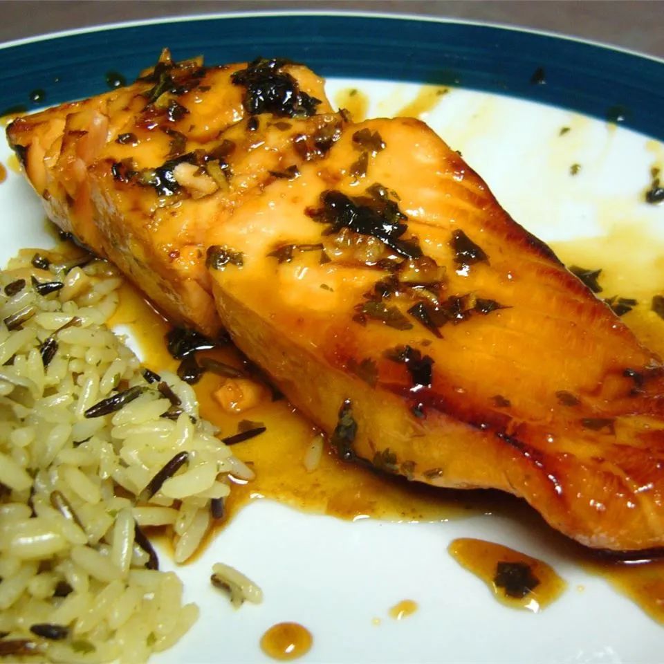 Grilled Cilantro Salmon