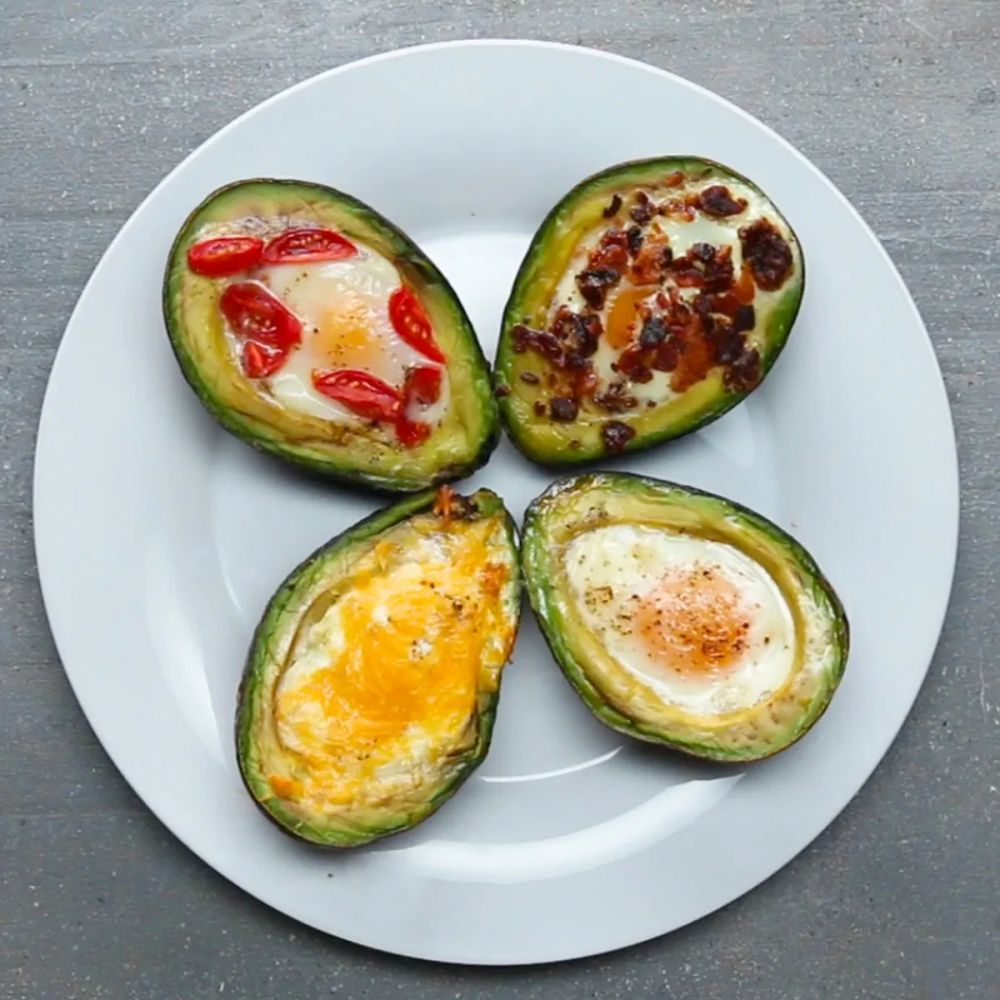 Baked Avocado Eggs