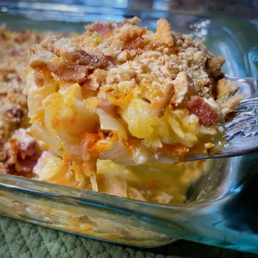 Ham and Cabbage Casserole