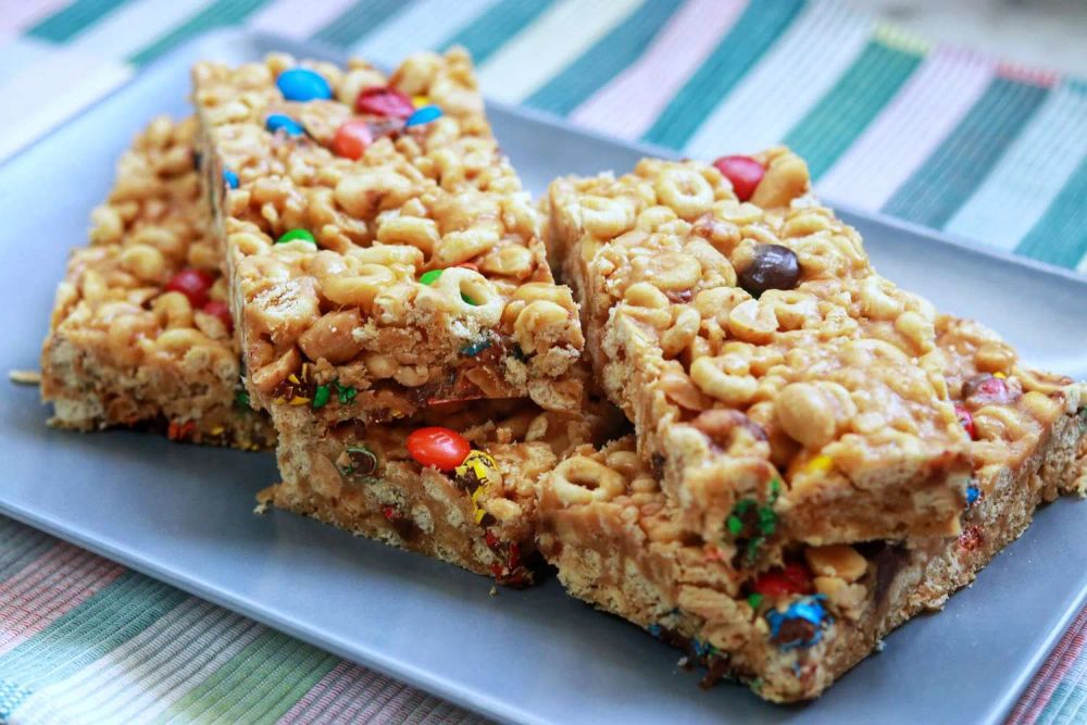 No Bake Cereal Bars