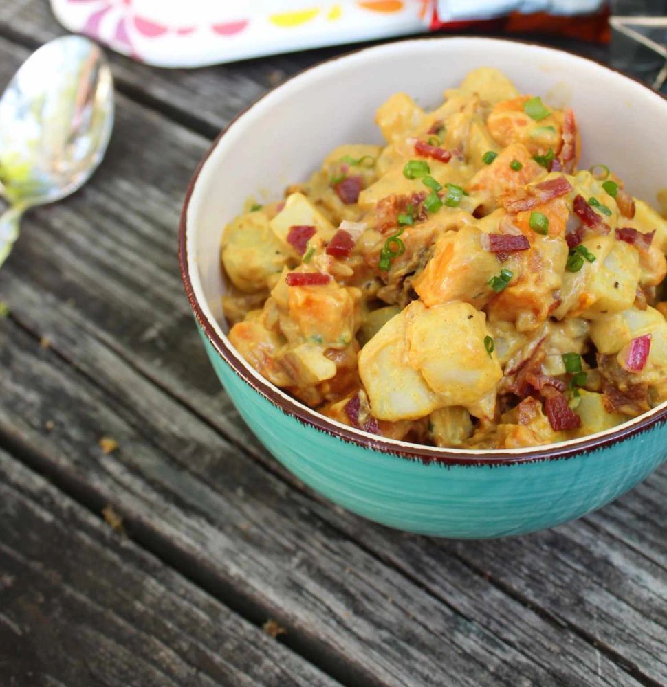 Warm Sweet Potato Salad