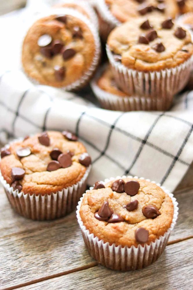 Gluten-Free Banana-Chocolate Chip Muffins