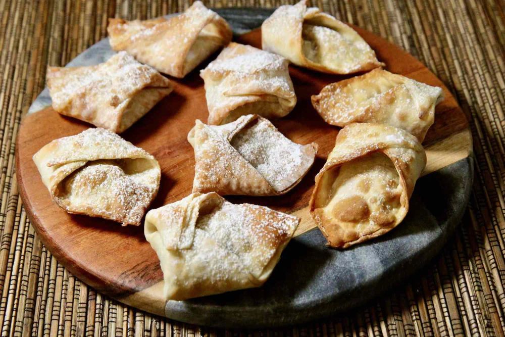 Air-Fried Sweet Wontons