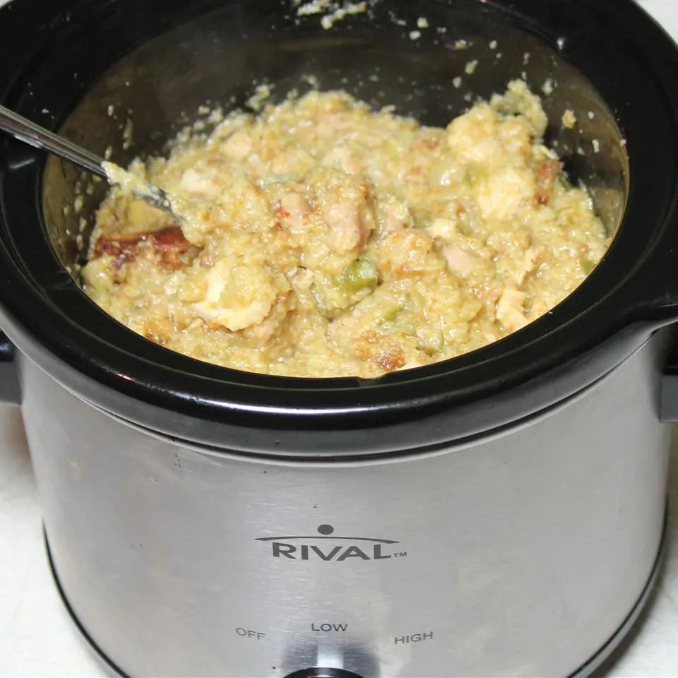 Slow Cooker Chicken and Dressing