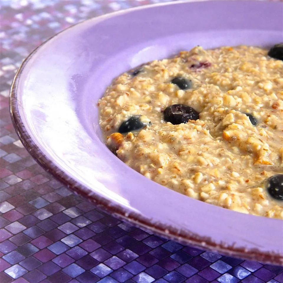 Nutty Blueberry Oatmeal