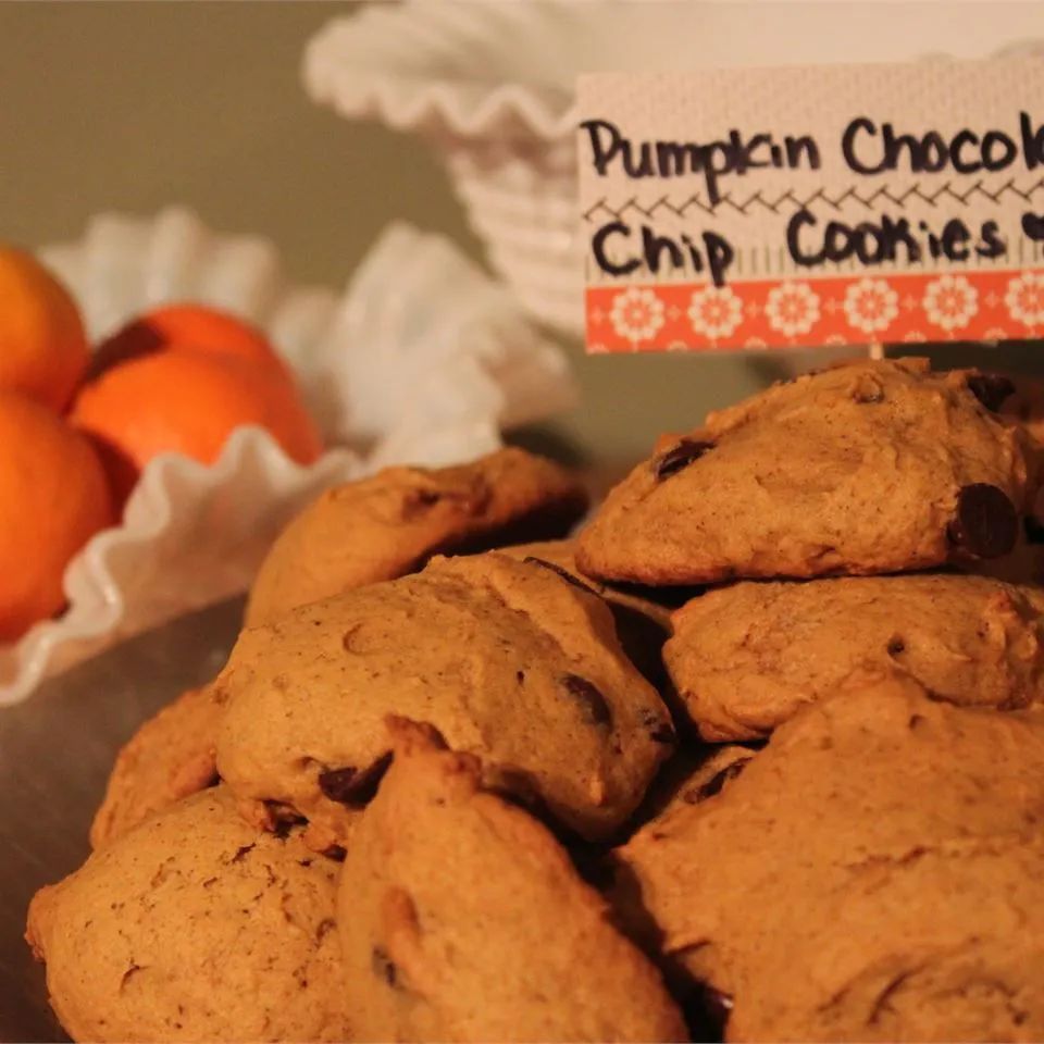 Chocolate Chip Pumpkin Cookies