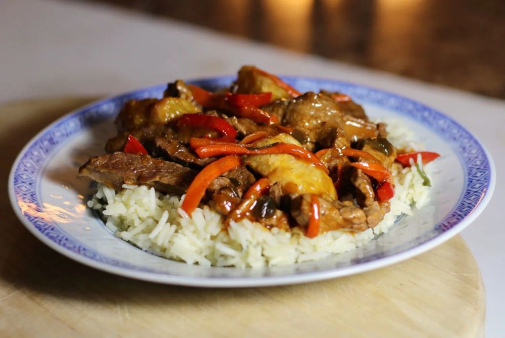 Sesame-Orange Beef and Veggie Stir-Fry