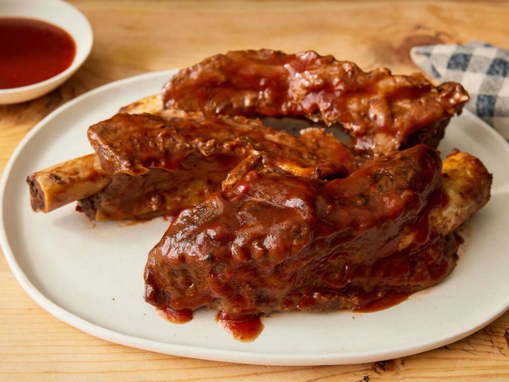 Slow Cooker Barbequed Beef Ribs