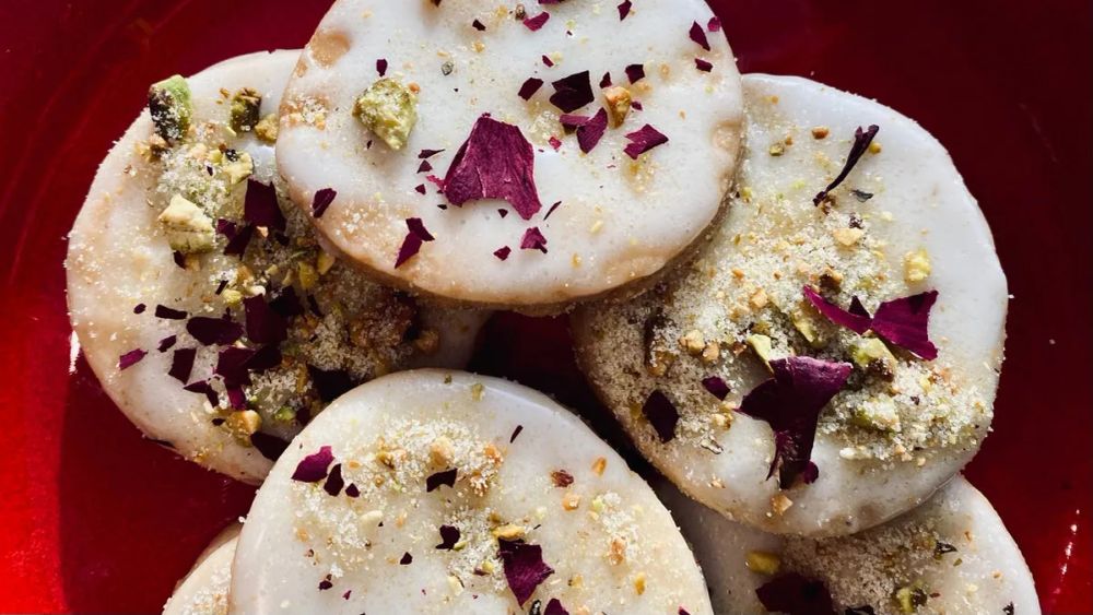 Cardamom Pistachio Sugar Cookies