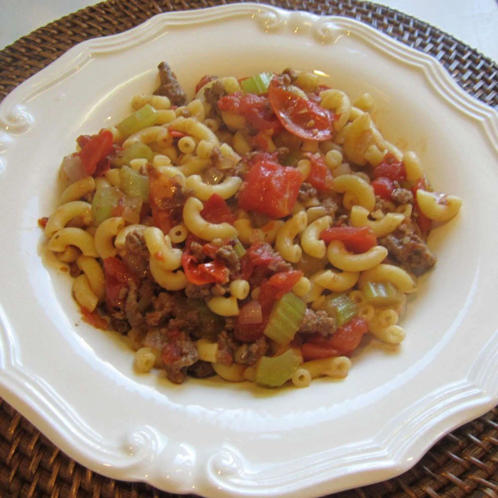 Mom's Goulash in the Microwave