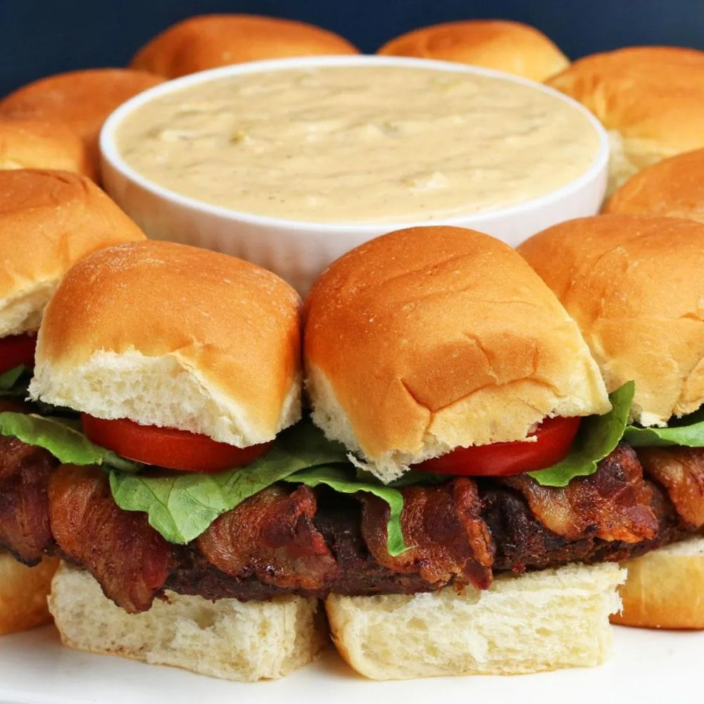 Bacon-Wrapped Burger Ring