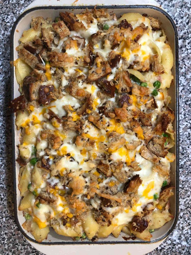 Tuna Noodle Casserole with Bechamel Sauce