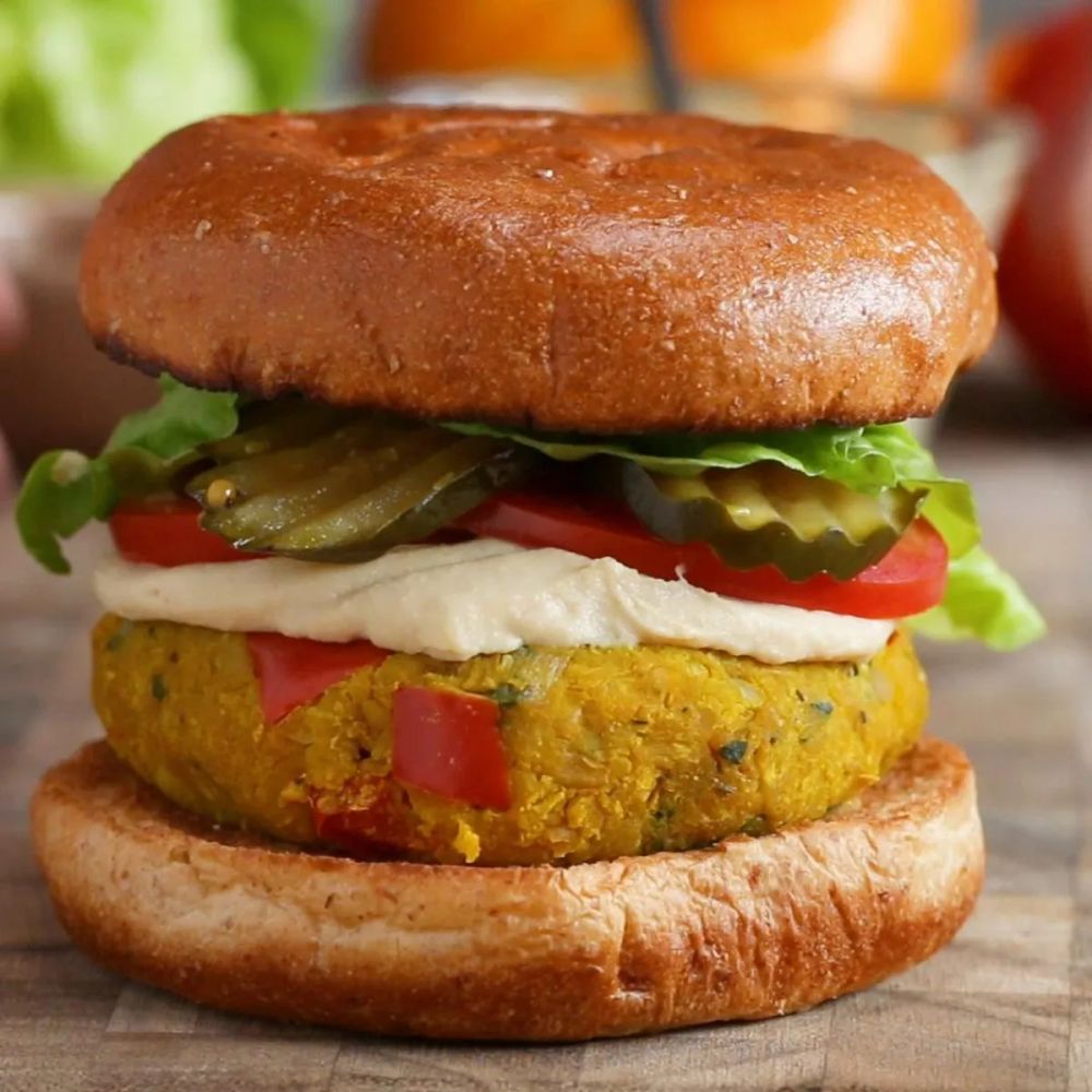 Cauliflower & Chickpea Burgers