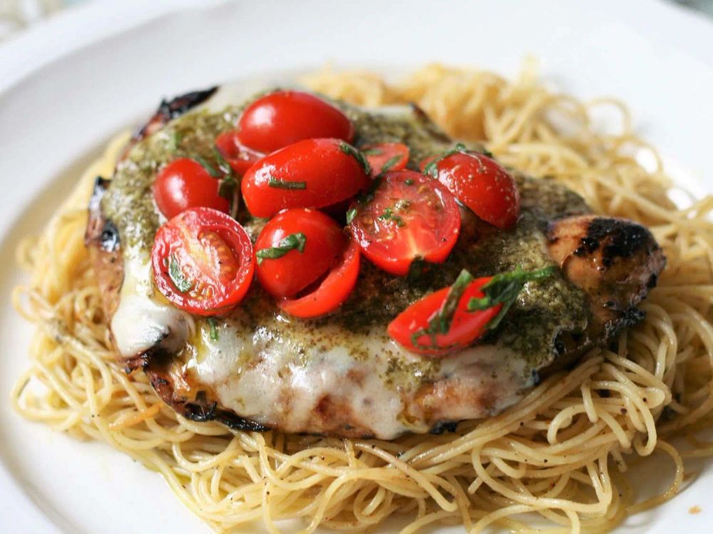 Grilled Chicken Margherita