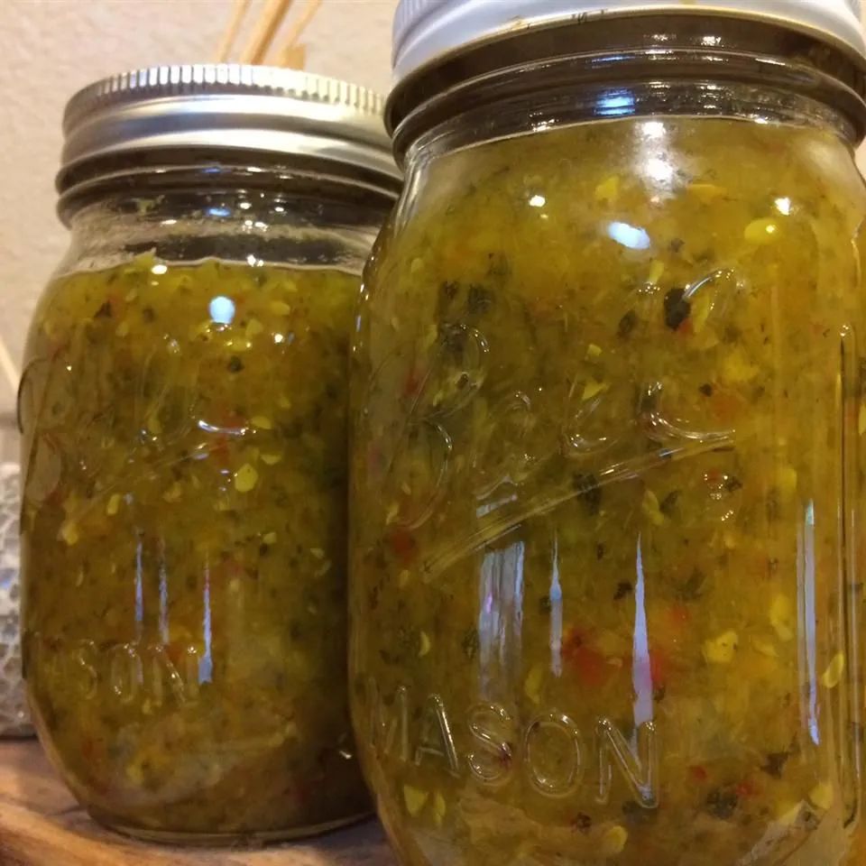 Homemade Sweet Zucchini Relish