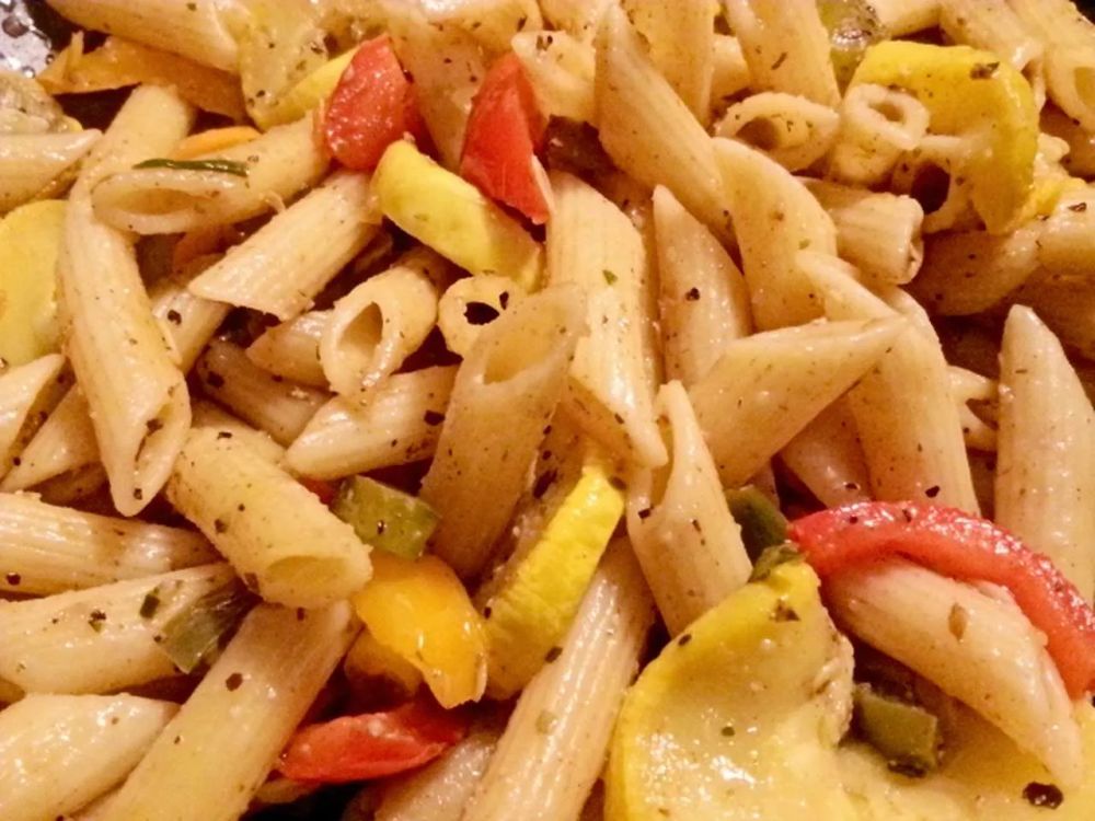 Penne Pasta with Peppers