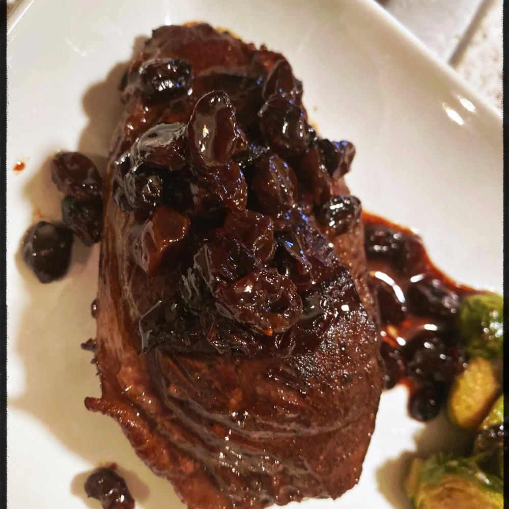 Raisin Whiskey Steak