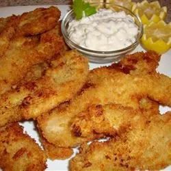 Panko-Breaded Fried Razor Clams